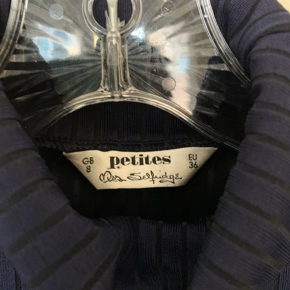 Miss Selfridge navy dress - Picture 3 of 4